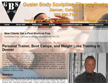 Tablet Screenshot of guslerbodysculpting.com